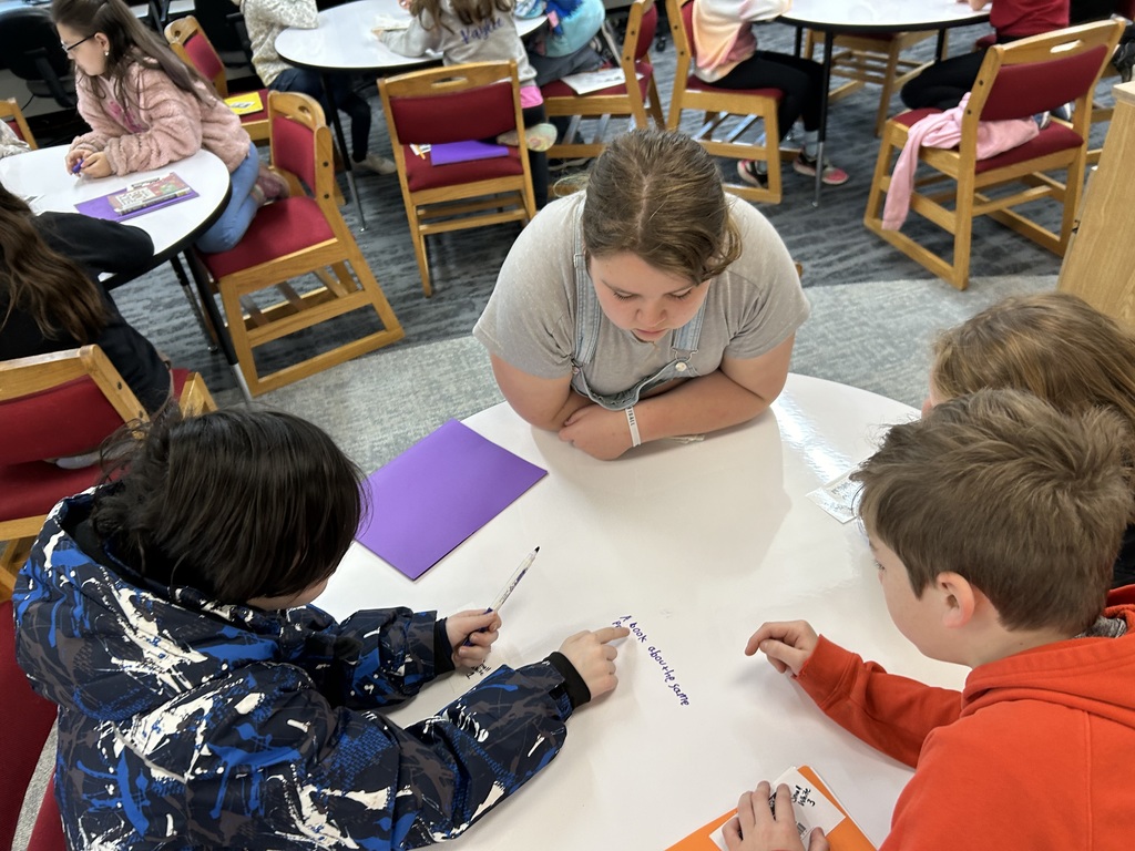 4th graders competed in table teams today to review biography and autobiography as well as how spine labels are coded for these types of books.  #proudcardinal #growingreaders