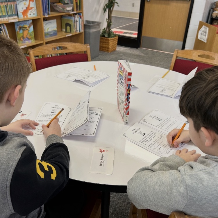 This week the 2nd graders learned how non-fiction is organized by Dewey Decimal System. They worked together to locate specific books and analyze the call numbers. #proudcardinal #growingreaders