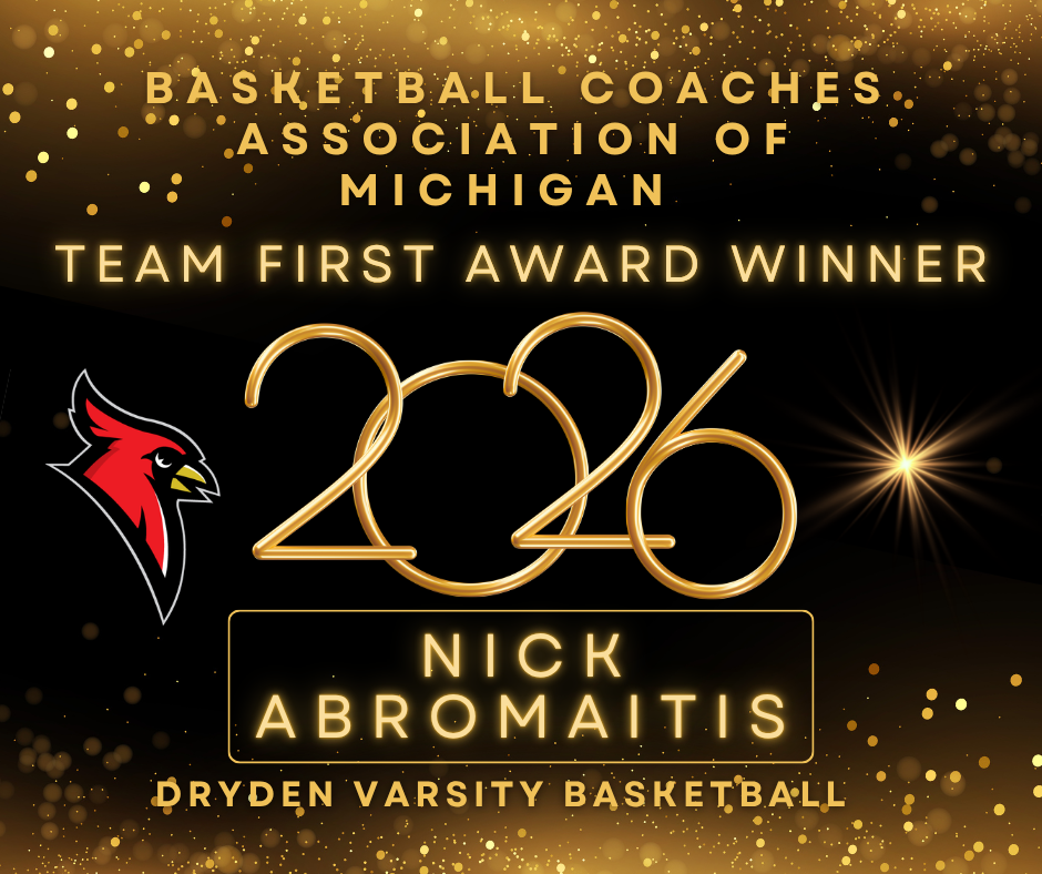 gold and black background;; cardinal logo