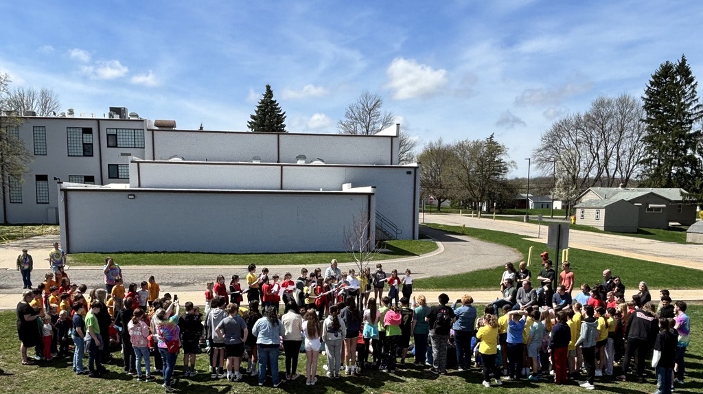 Our annual Science Day was today.  The day was filled with learning about nature and science. We learned about animals -  tarantulas, a famous crying bird, an armadillo, and more - saw some 6th grade science fair projects, learned about life cycles, and more. A tree was planted in remembrance of Mrs. Hickmott and the day ended with Professor WOW!. Thank you to Four County Community Foundation for a grant that made this learning possible.  Thank you also to Seven Ponds Nature Center, Animal Magic, MI Science Center, our 6th grade science students, and Professor WOW! A special thanks to Mrs. Birkett for planning Science Day.  #proudcardinal