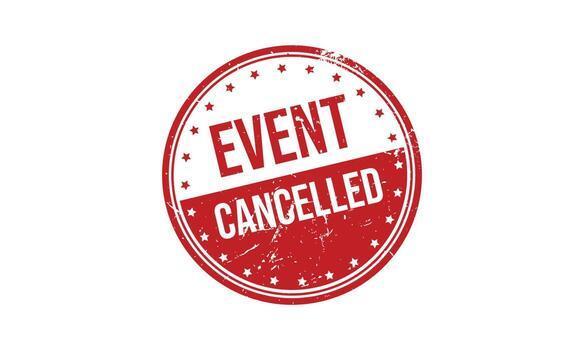 event cancelled sign