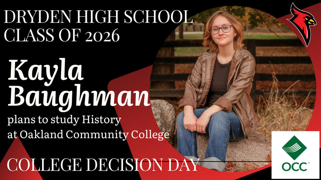 college logos; cardinal logo; photo of high school senior