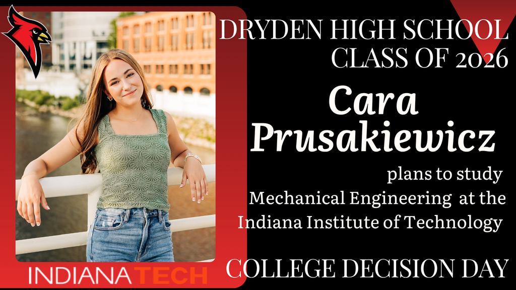 college logos; cardinal logo; photo of high school senior