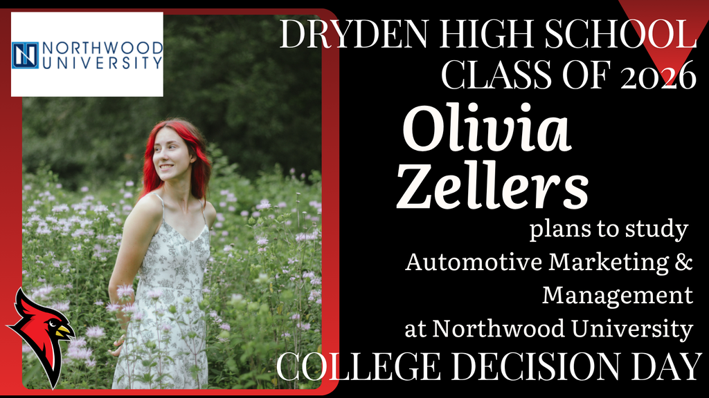 college logos; cardinal logo; photo of high school senior