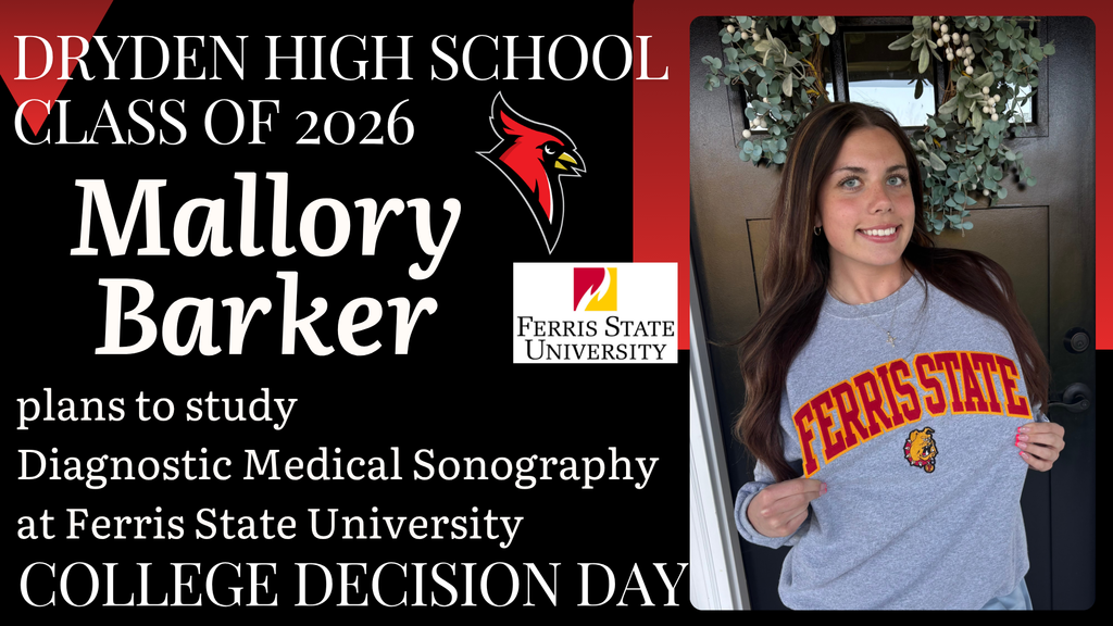 college logos; cardinal logo; photo of high school senior