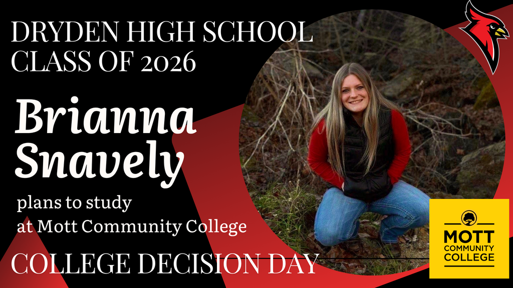 college logos; cardinal logo; photo of high school senior