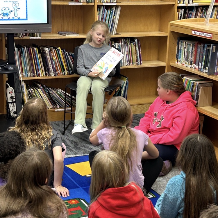 We have a new Aspiring Author and Illustrator here at Dryden Elementary.  Adelyn shared her book with her classmates today and it is now ready to be checked out from the library.  #growingreaders #proudcardinal