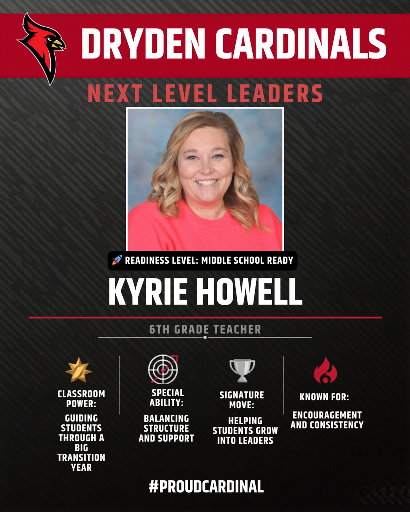 educator photo; cardinal logo; trading card icons