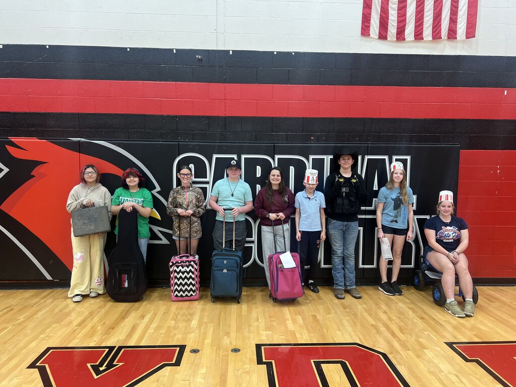 nine high school students