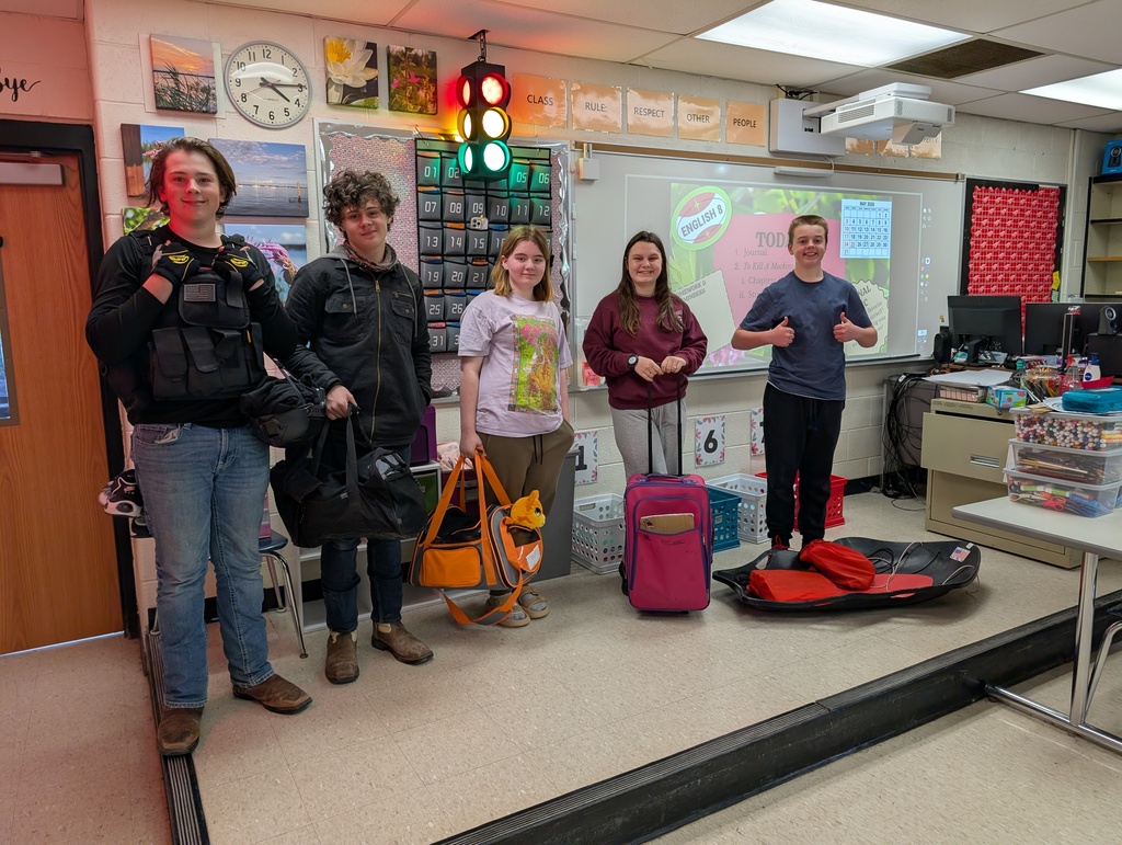 five high school students