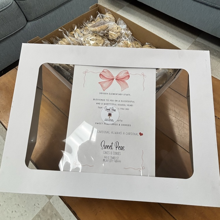 box of cookies