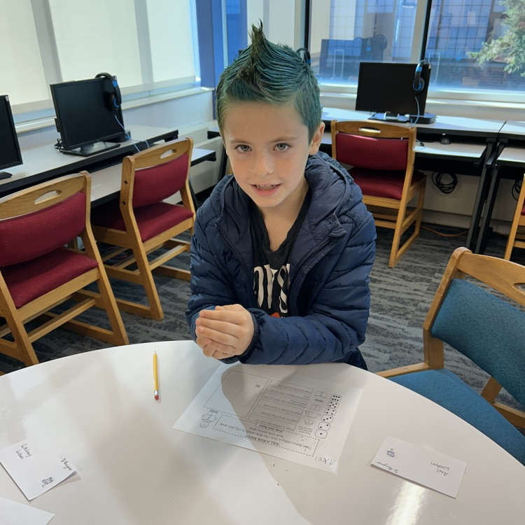 2nd grade played “Roll a Dice Buddy” to review library book care rules. #proudcardinal