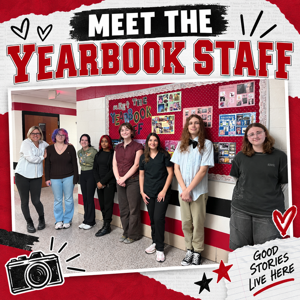 📸 Meet the 2026–2027 Dryden High School Yearbook Staff!  This talented team will spend the year capturing the moments, milestones, activities, and memories that make our school so special. From taking photographs and designing pages to writing stories and meeting deadlines, they will be working hard behind the scenes to create a yearbook our Cardinals will treasure for years to come.  We can’t wait to see the story of the 2026–2027 school year through their eyes! ❤️🖤  #DrydenCardinals #YearbookStaff #GoodStoriesLiveHere #CardinalPride
