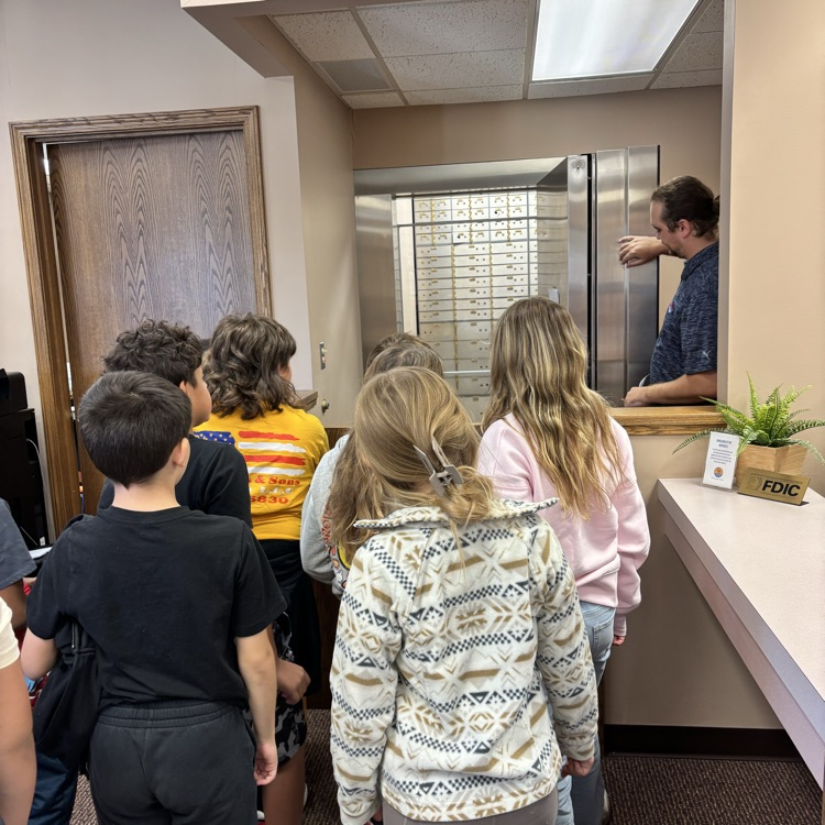 kids at a bank 
