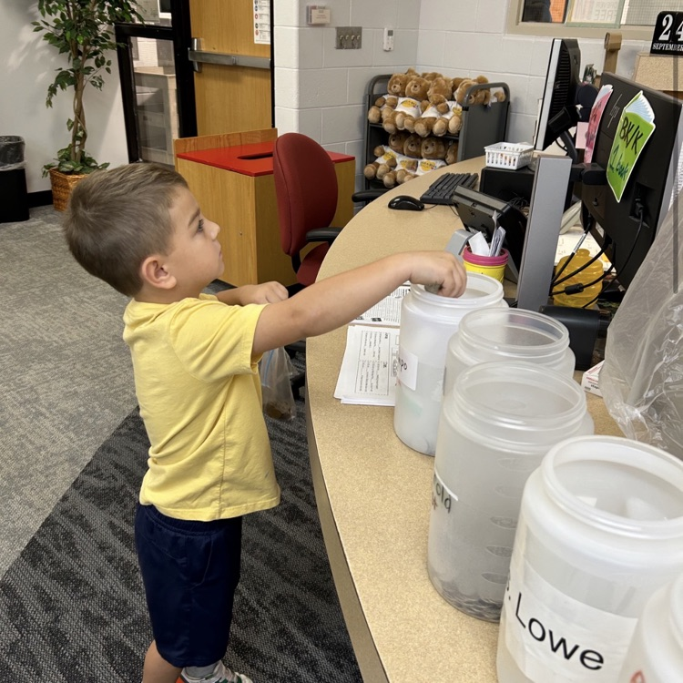 Congratulations to Mrs. DelCampo's class for winning the Coin War! All proceeds will go to the Imagination Library Fund at Four County Community Foundation.  #growingreaders #proudcardinal