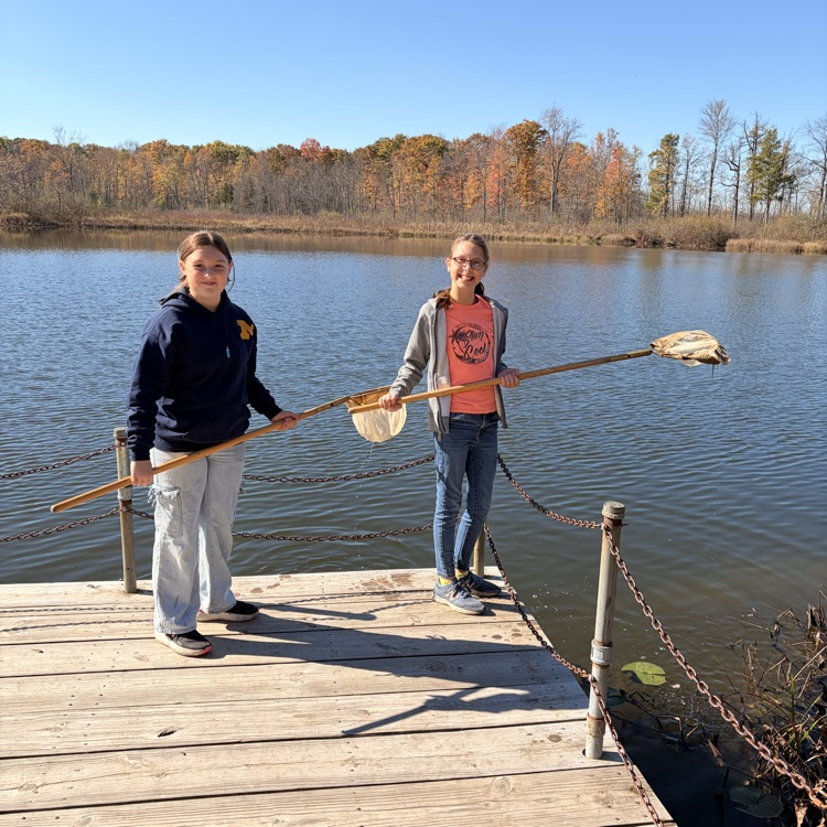 The 5th grader’s are making science connections today at 7 Ponds.