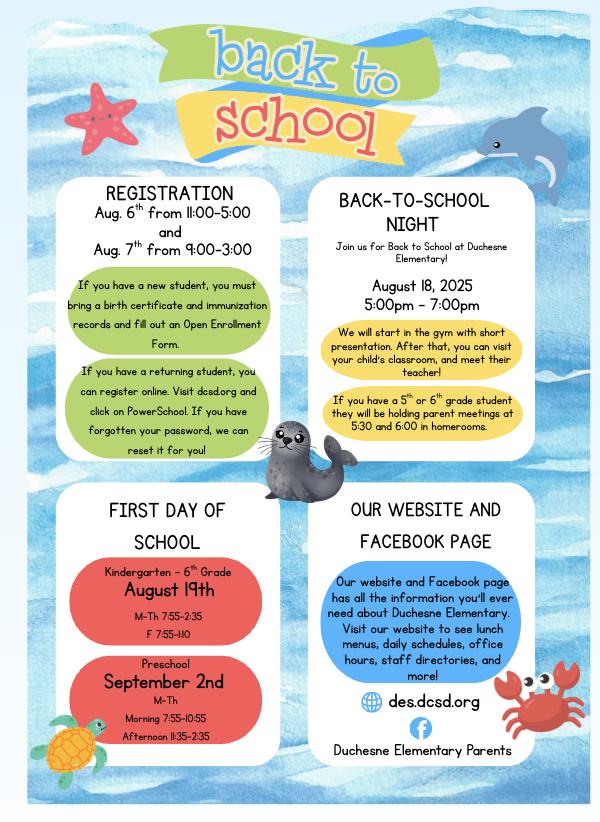 Back to School Flyer