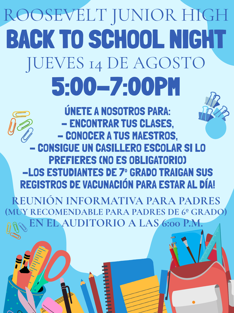 Back to School Night