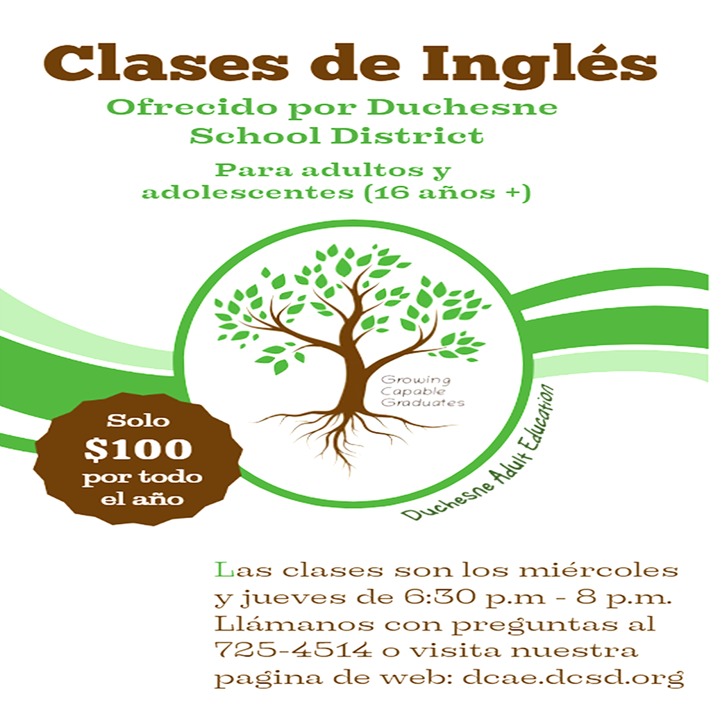 English Class Flyer