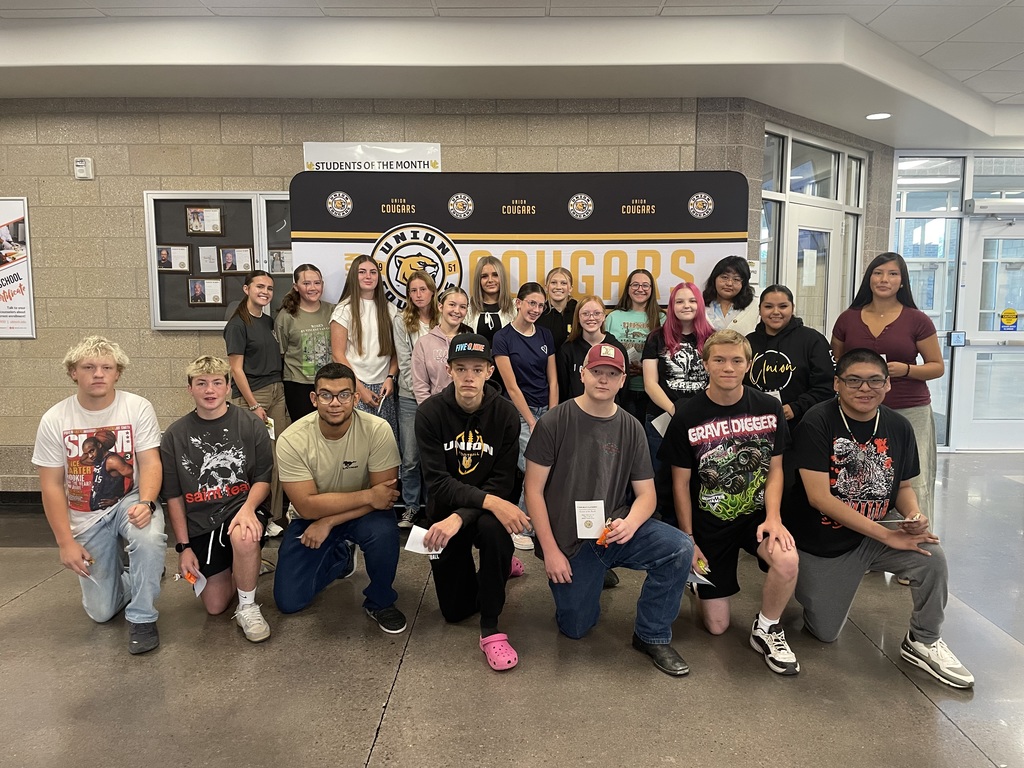 Congratulations to all of our September Students of the Month! We would like to thank  the Roosevelt Rotary Club and Duchesne County Chamber of Commerce for their sponsorship. 