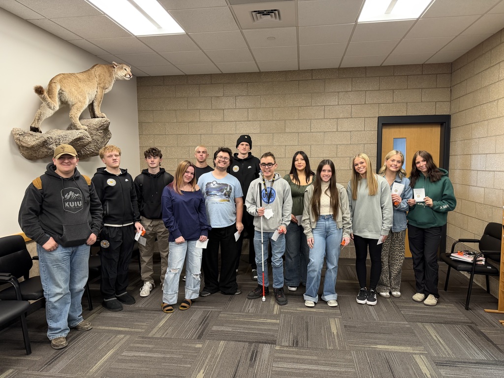 Congratulations to all of our January Students of the Month! Big thank you to the Roosevelt Rotary Club and Duchesne County Chamber of Commerce for their sponsorship.