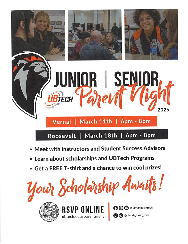 UBTECH Junior & Senior Parent Night.