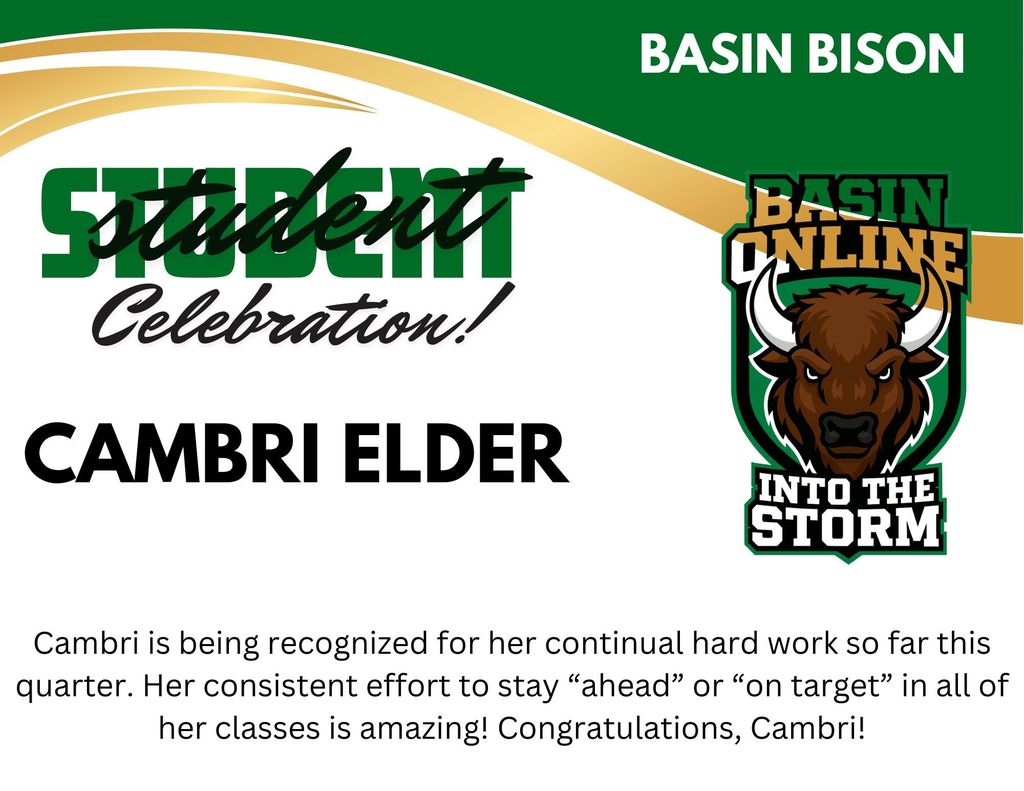 Cambri - Student Celebration