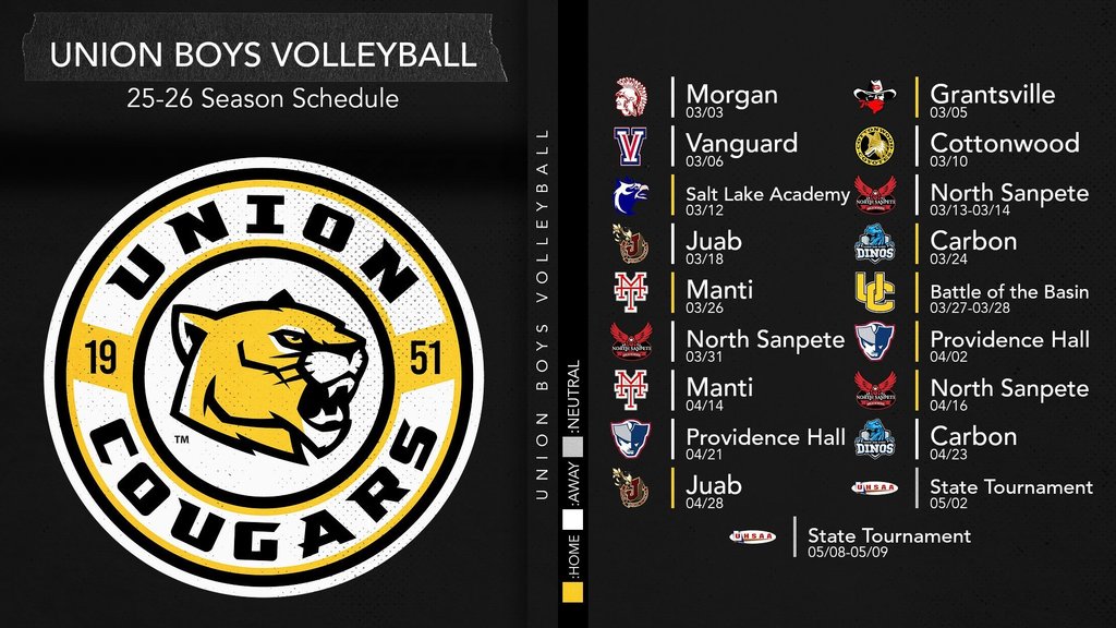 We are excited to start our spring sports season next week! GO TEAM UC!