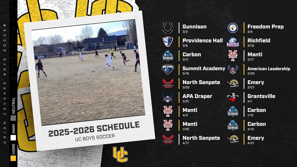 We are excited to start our spring sports season next week! GO TEAM UC!