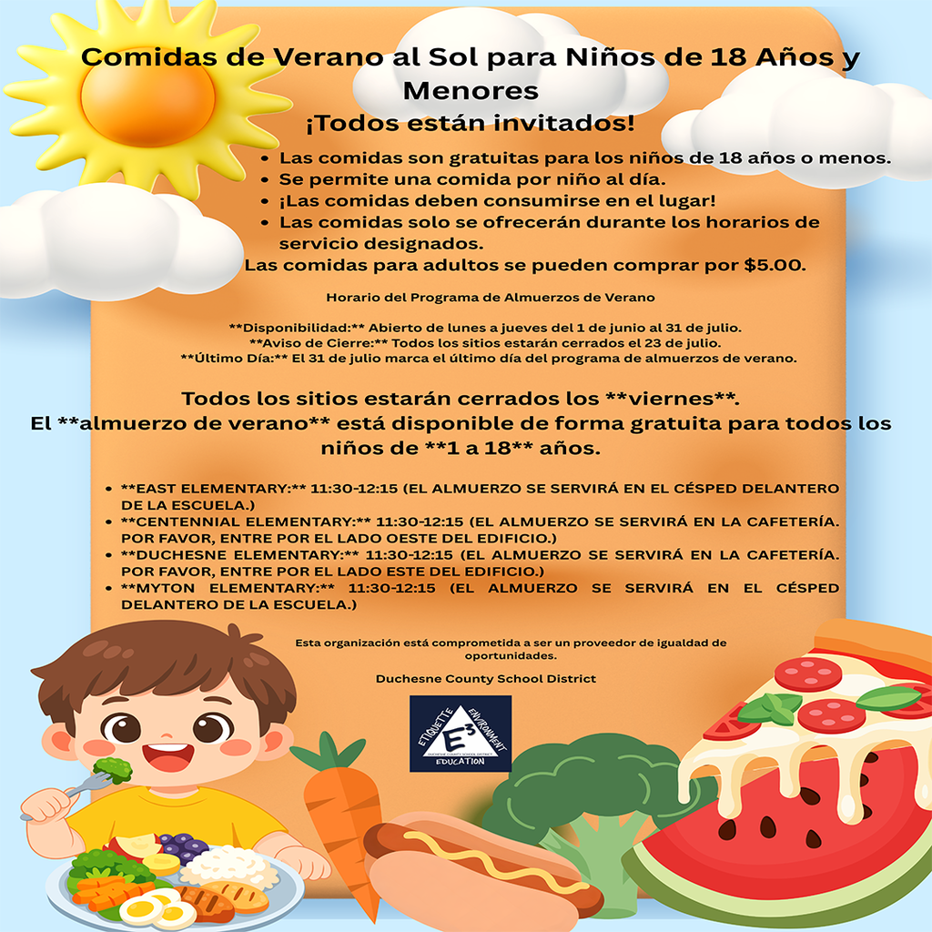 Summer Lunch Program Spanish
