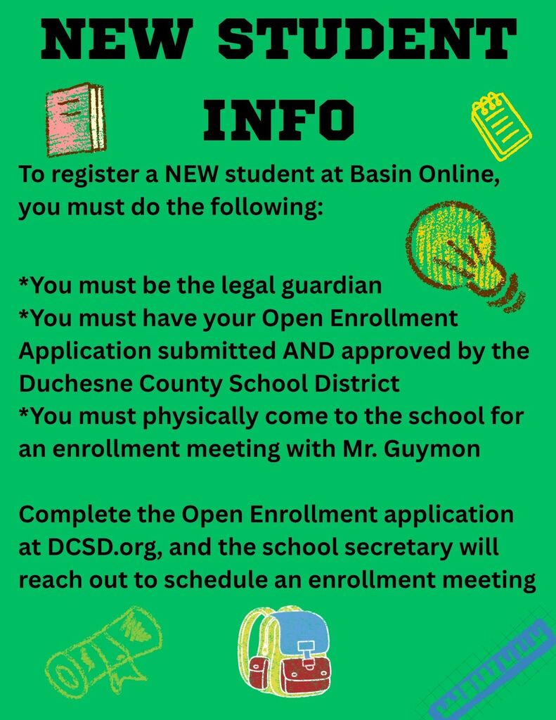 New Student Info