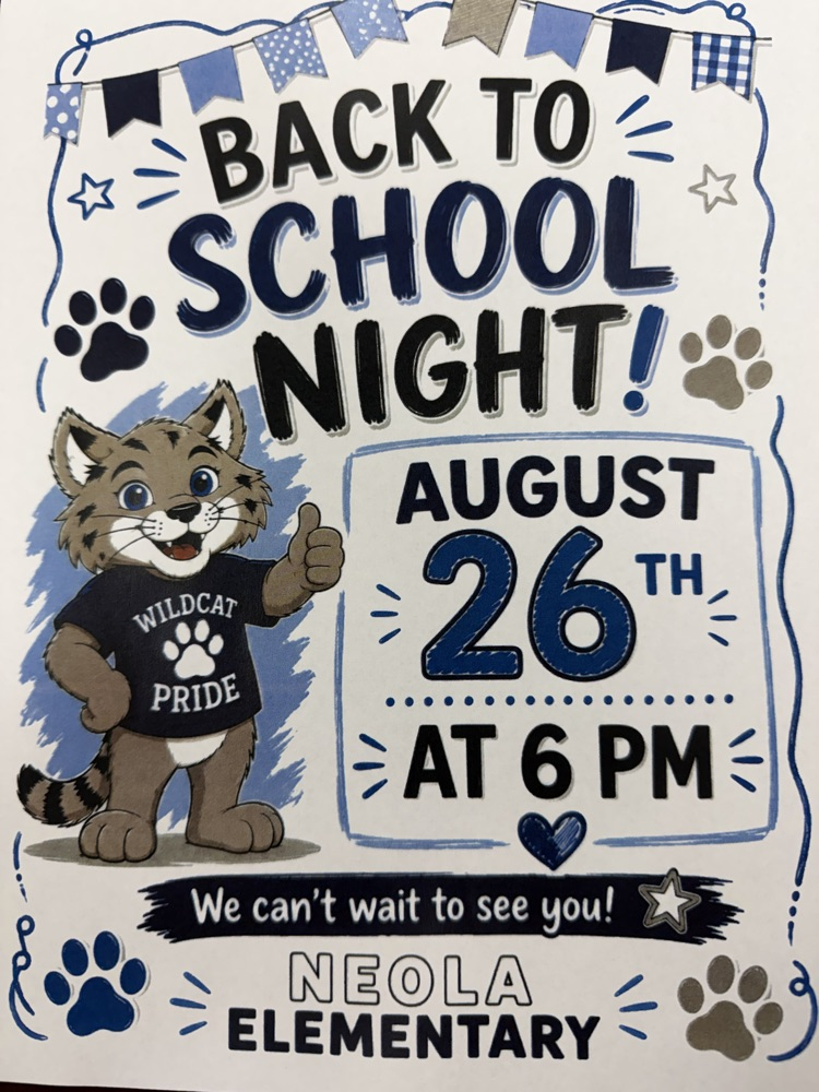back to school night poster