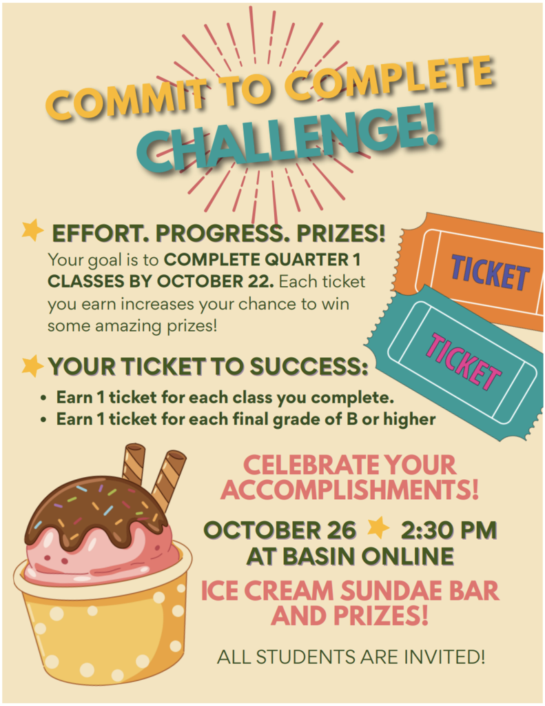 Commit to Complete Challenge