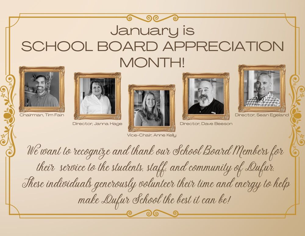 School Board Recognition
