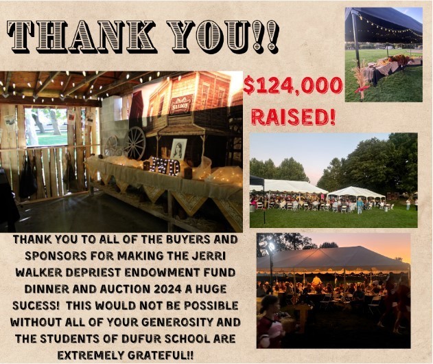 Dinner & Auction Thanks