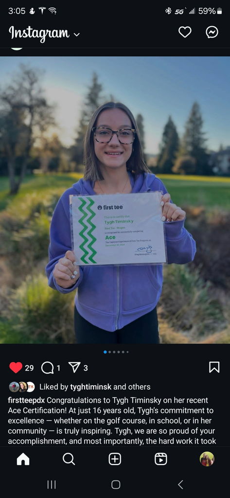 Congrats Tygh Timinsky!