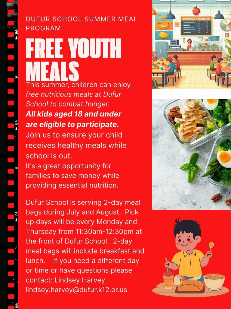 Dufur School Summer Meal Program