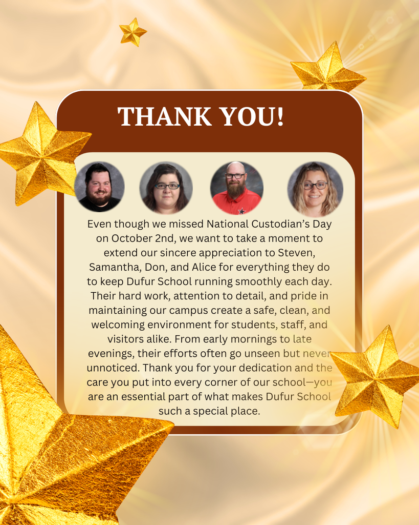 Thank you, custodians!