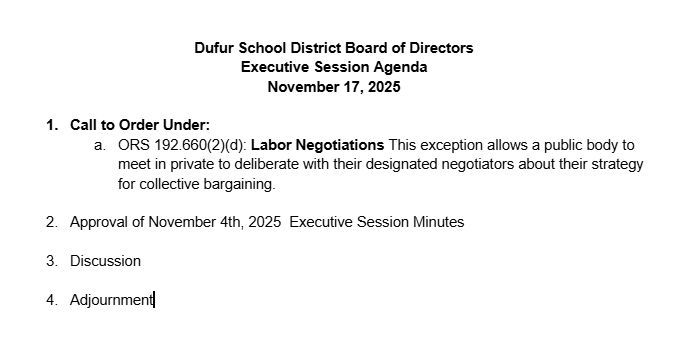 Exective Session 11/17