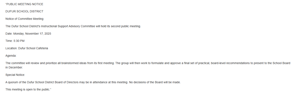 Advisory Committee Meeting Agenda 2