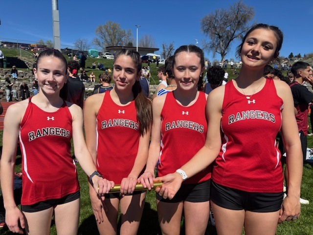 Ranger track girls relay