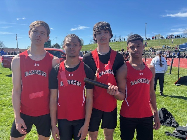 Ranger track boys relay
