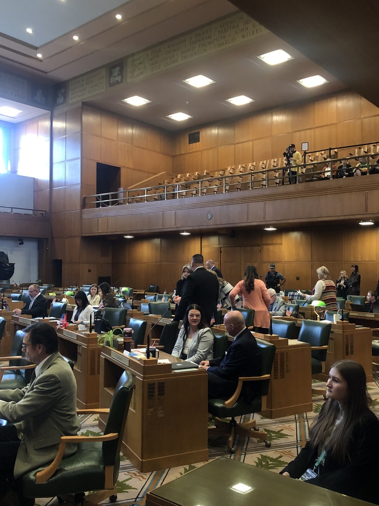Molly on the House Floor