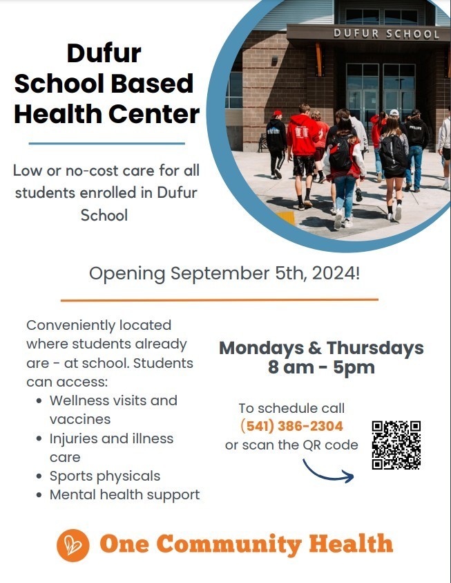 SBHC Appointment flyer