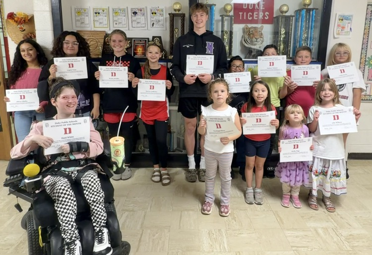 Students of the Month.