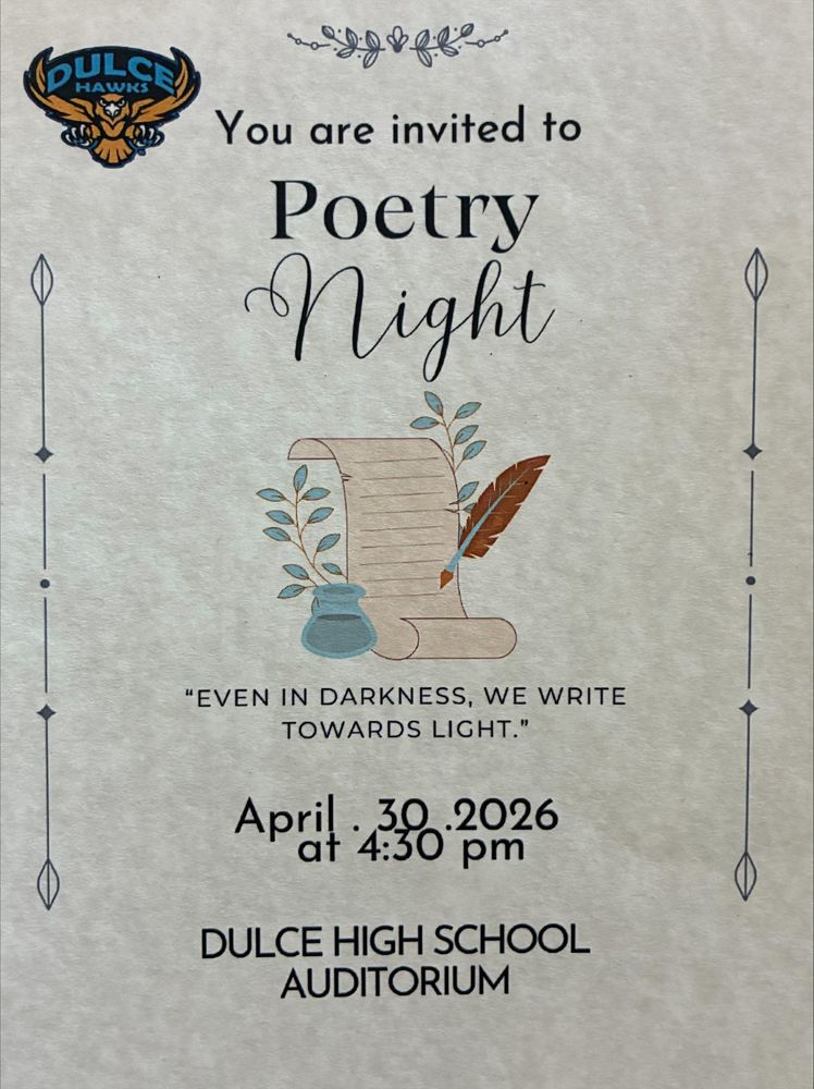 invitation to poetry night