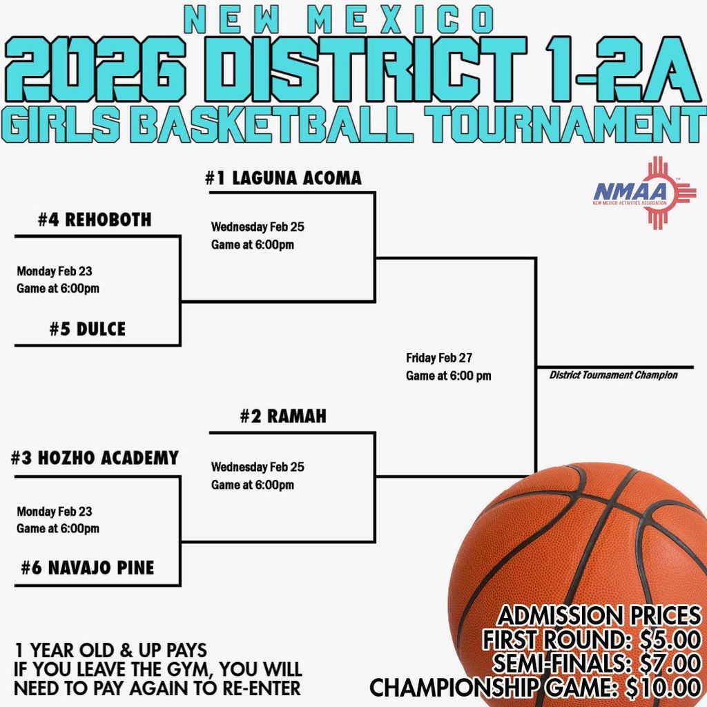 NM 2026 District 1-2A Girls Basketball Tournament
