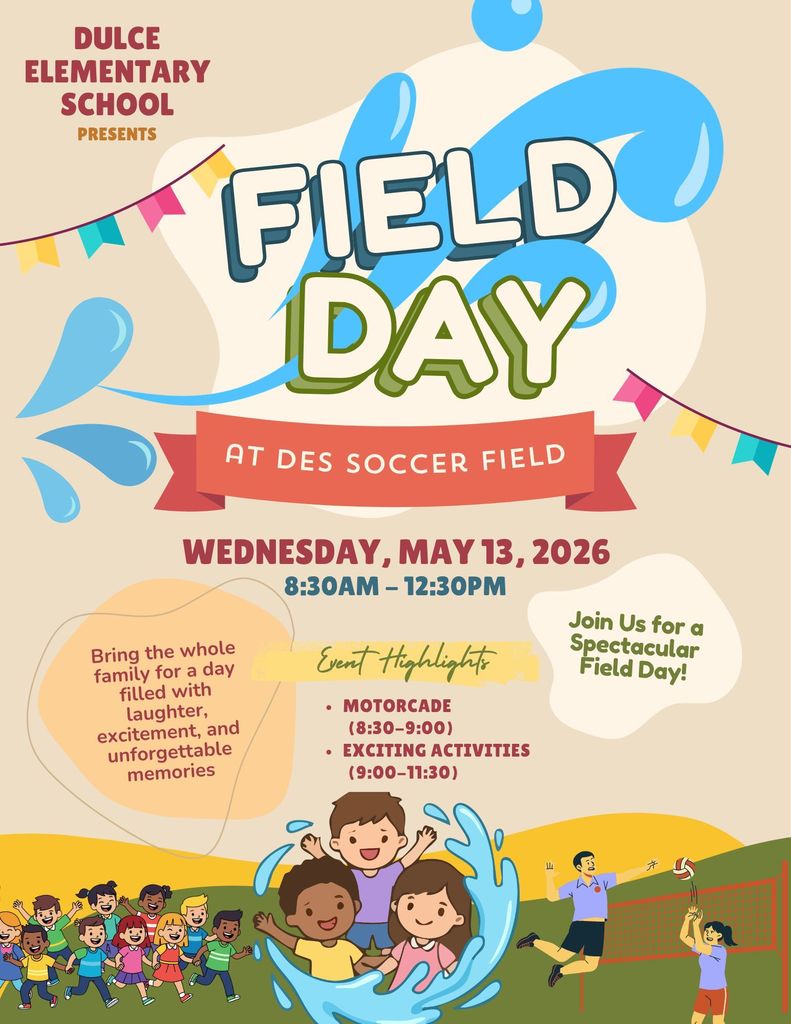 informational flyer about field day