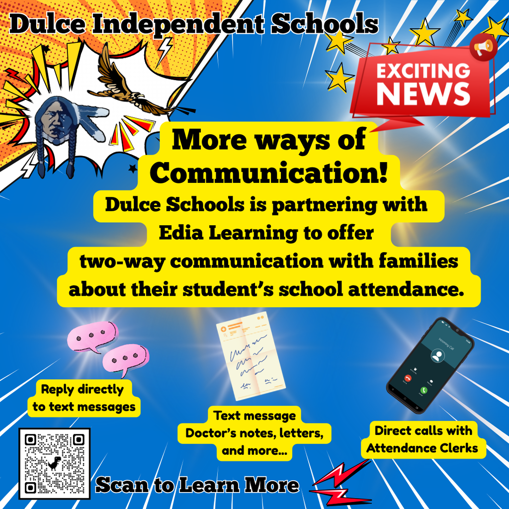 flyer describing more ways of communication for attendance