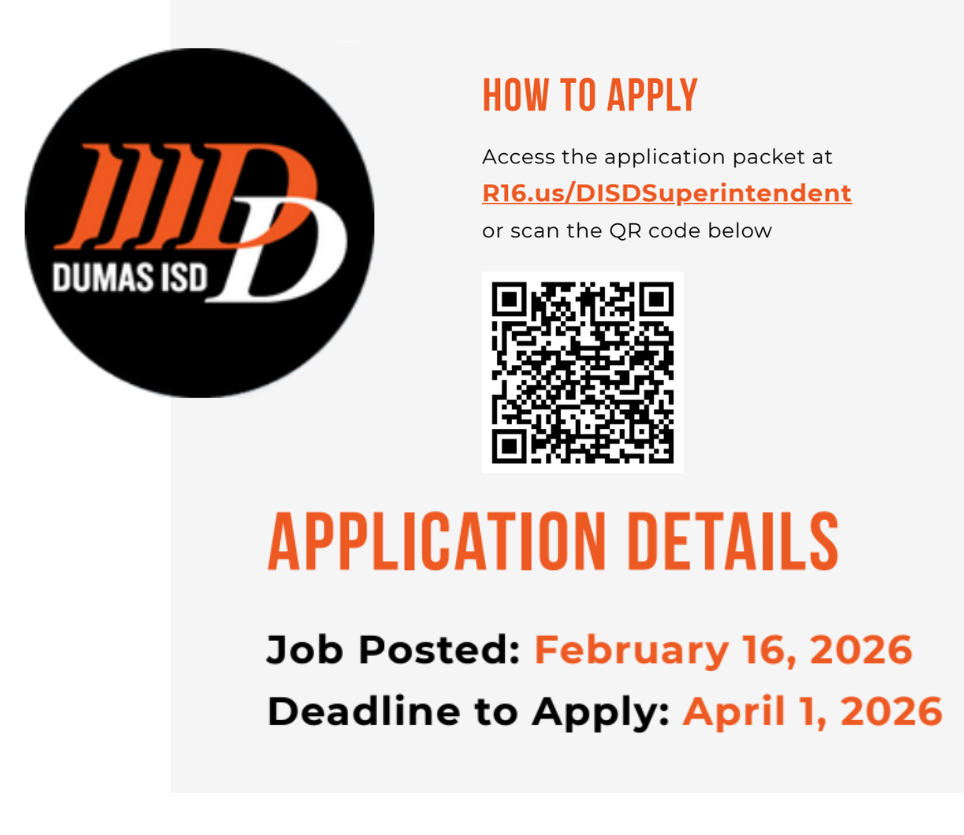How to apply. Access the application packet at R16.us/DISDSuperintendent Application Details: Job Posted February 16, 2026. Deadline to apply: April 1, 2026.